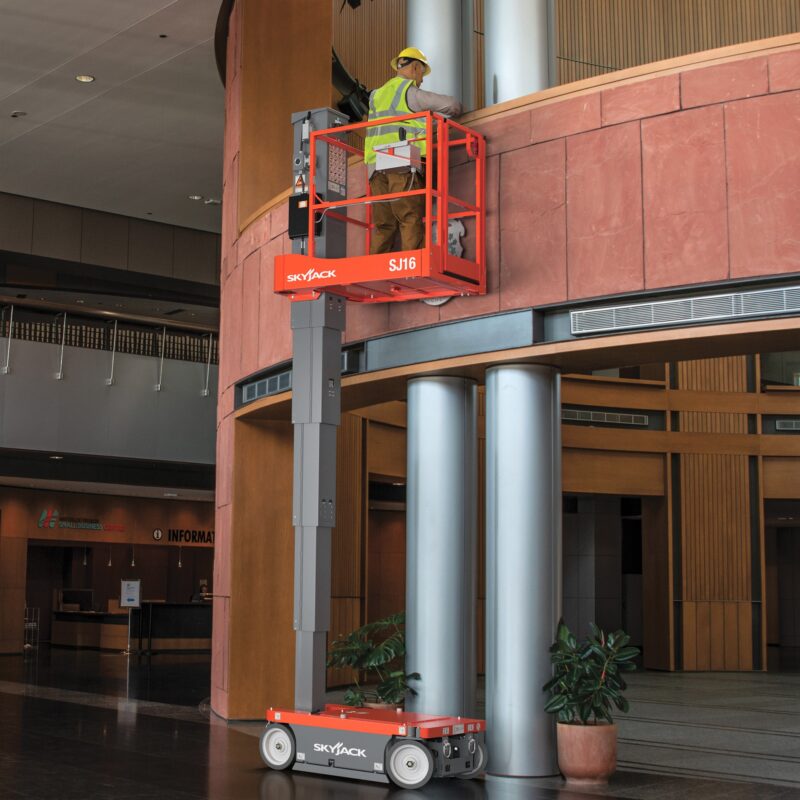 SkyJack SJ16 Self Propelled Vertical Mast Lift (6.8m Working Height)