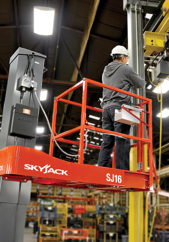SkyJack SJ16 Self Propelled Vertical Mast Lift (6.8m Working Height) - Image 4
